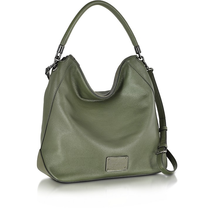 Marc by Marc Jacobs New Too Hot To Handle Spanish Moss Leather Hobo Bag ...