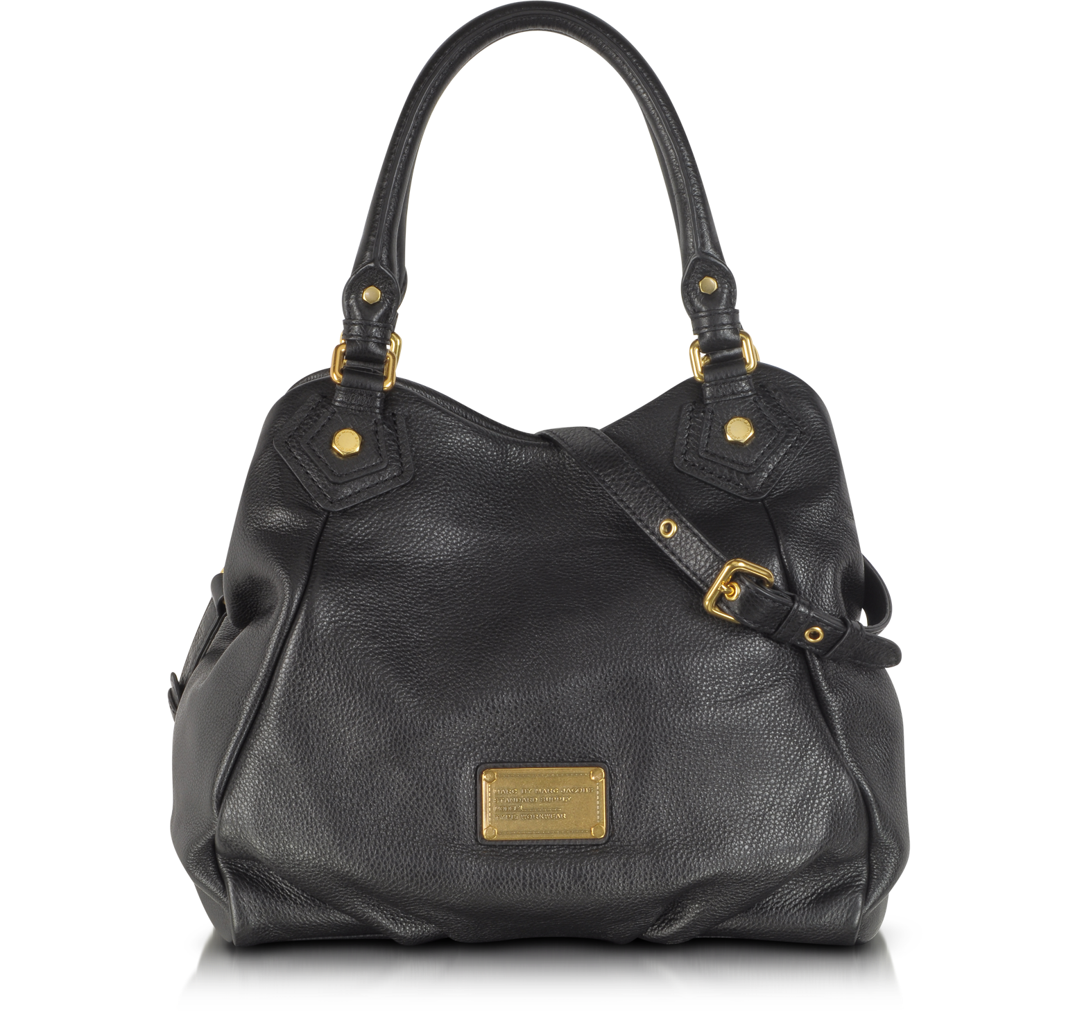 Marc by Marc Jacobs Core Classic Q Fran Leather Shoulder Bag at FORZIERI