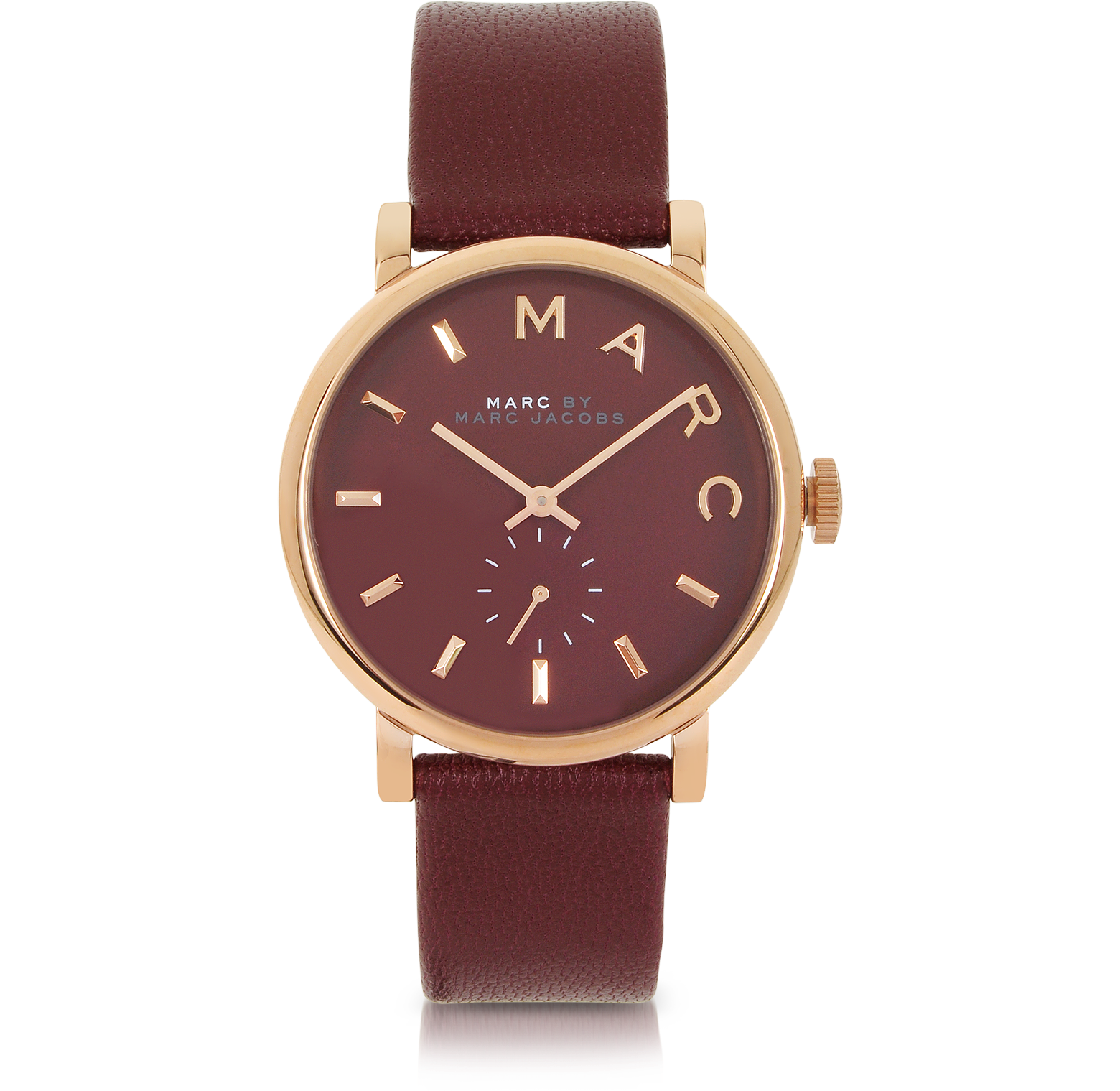 Marc by Marc Jacobs Maroon Baker 36.5MM Round Women's Watch at FORZIERI