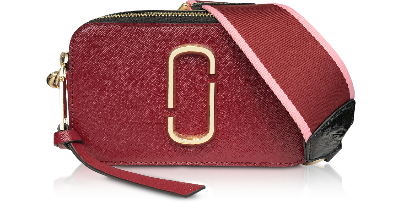 Marc Jacobs Red Logo Strap Snapshot Camera Bag at FORZIERI