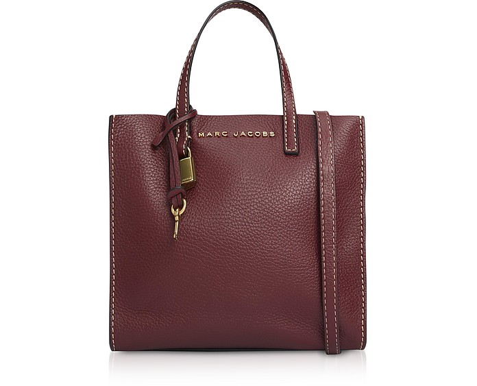 Grainy Leather The Mini Grind Tote Bag - Marc Jacobs