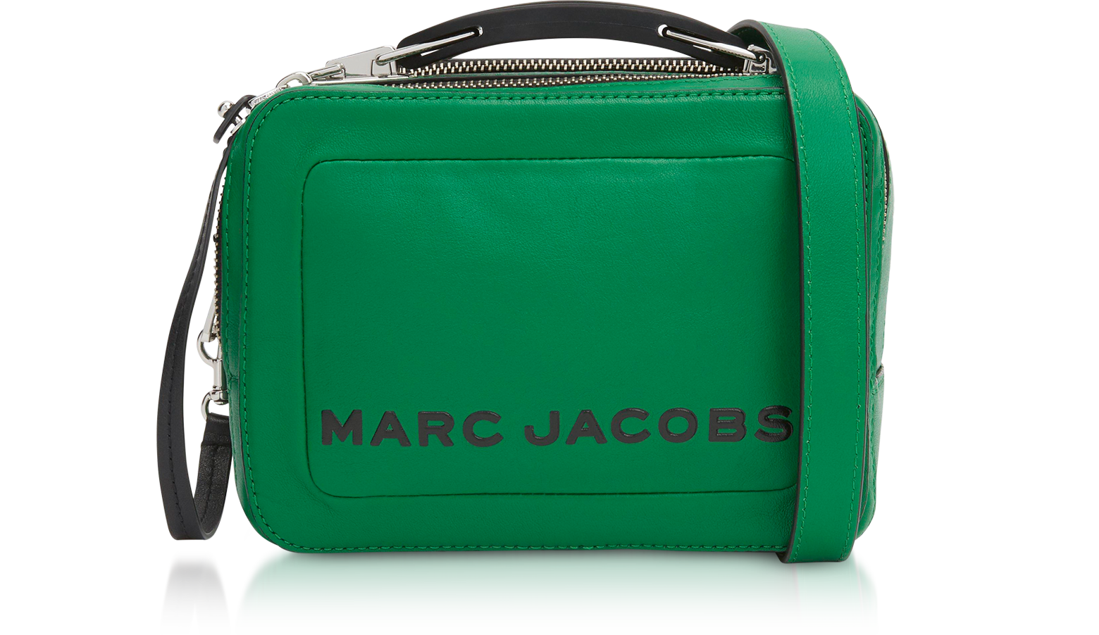 Marc Jacobs Green The Mini Box 20 Satchel Bag at FORZIERI