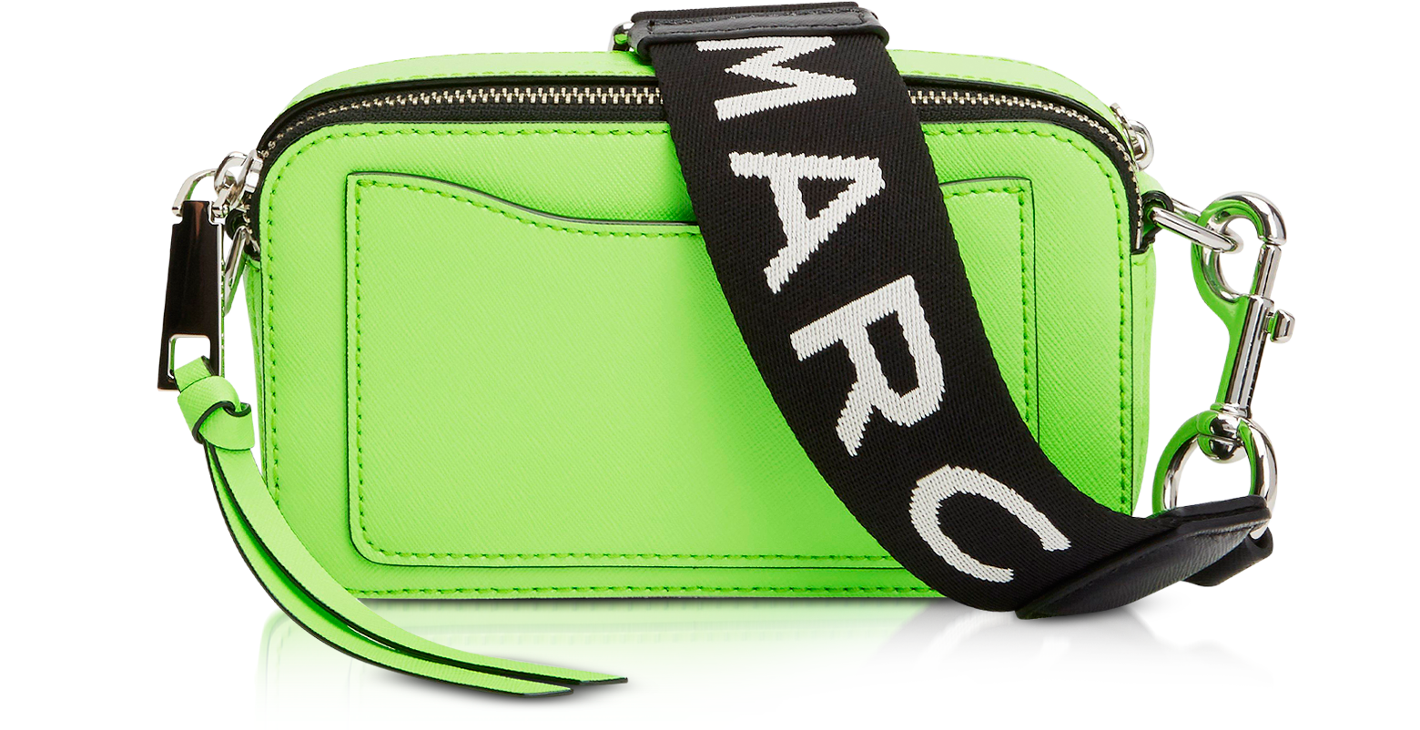 Marc Jacobs Green Logo Strap Snapshot Camera Bag at FORZIERI