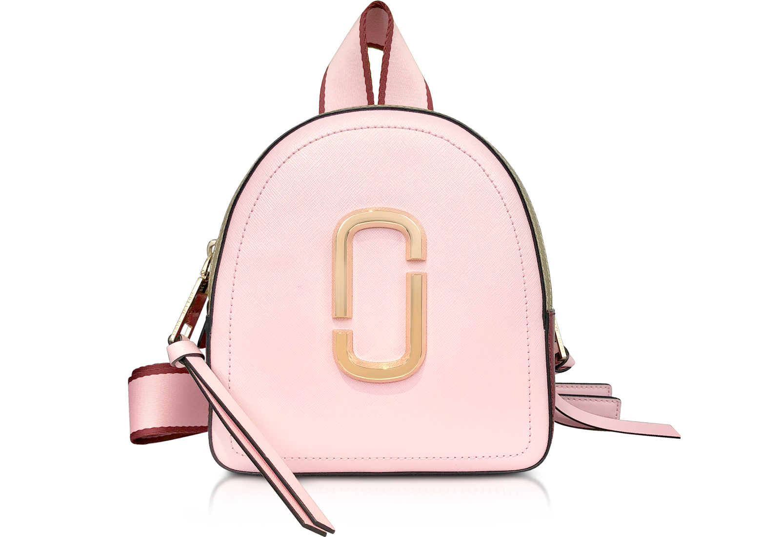 Marc Jacobs Gold Mini Packshot Backpack at FORZIERI