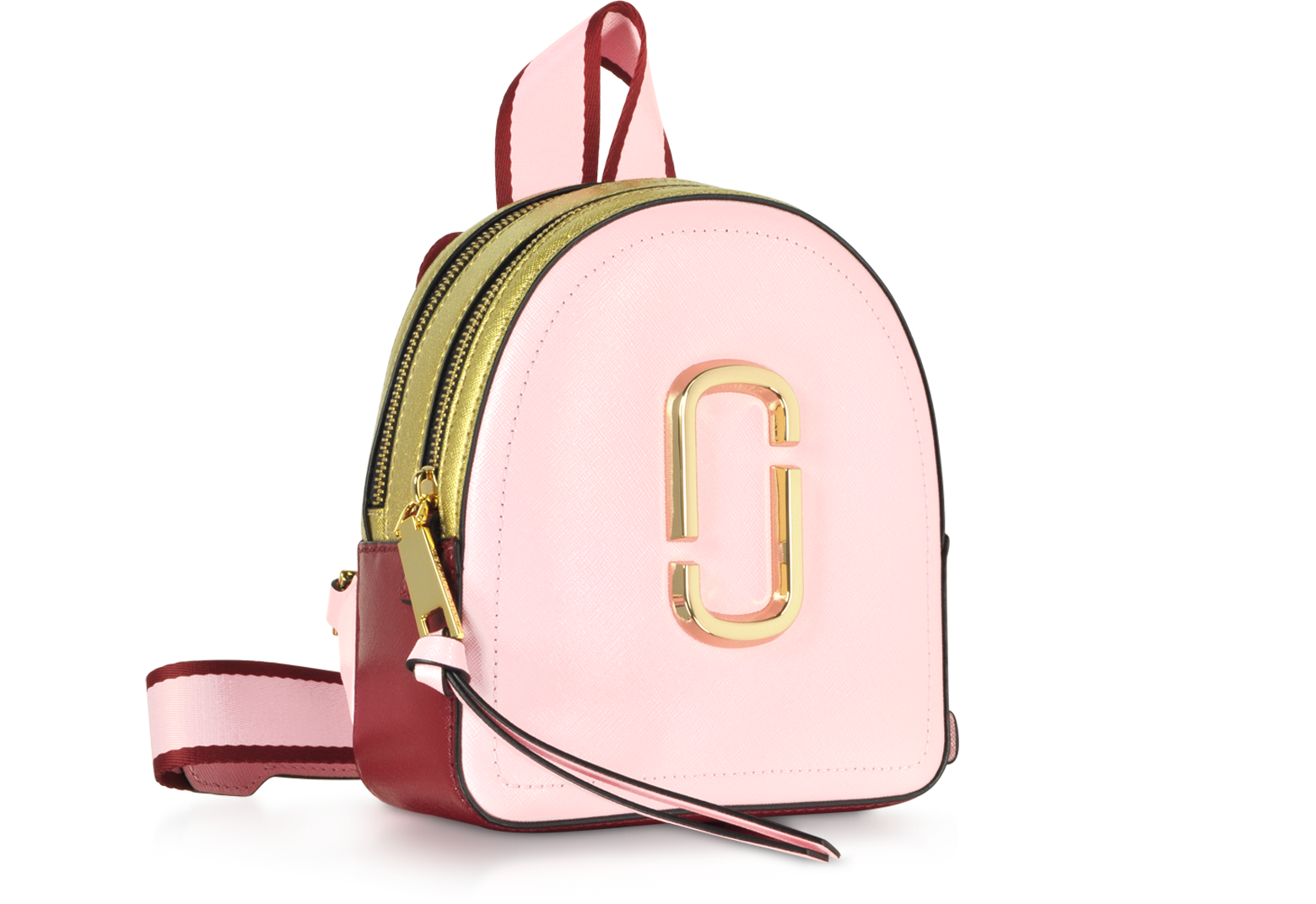 Marc Jacobs Baby Pink Mini Packshot Backpack at FORZIERI