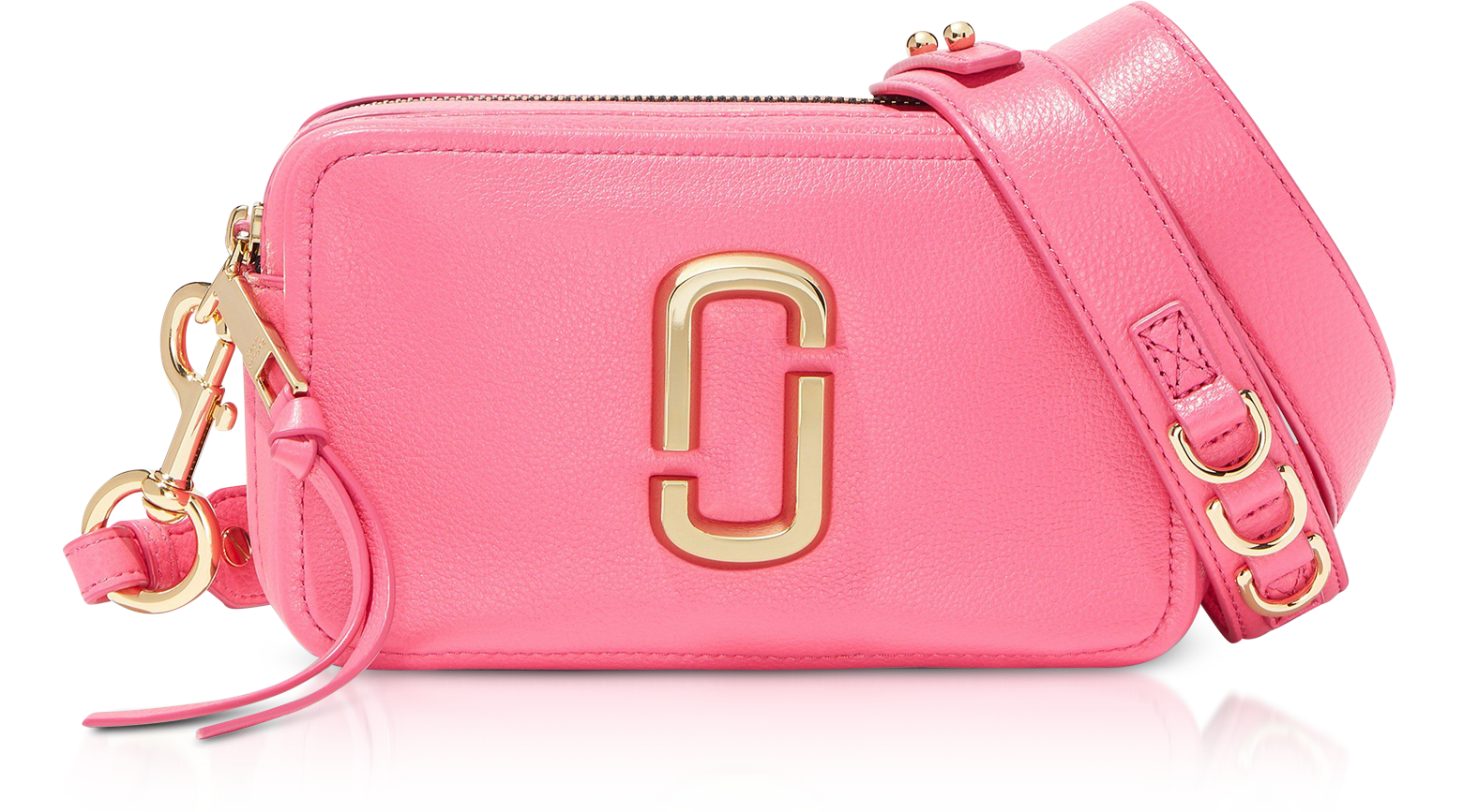 The Marc Jacobs The Snapshot Tart Pink Multi in Saffiano Leather with  Gold-tone - US