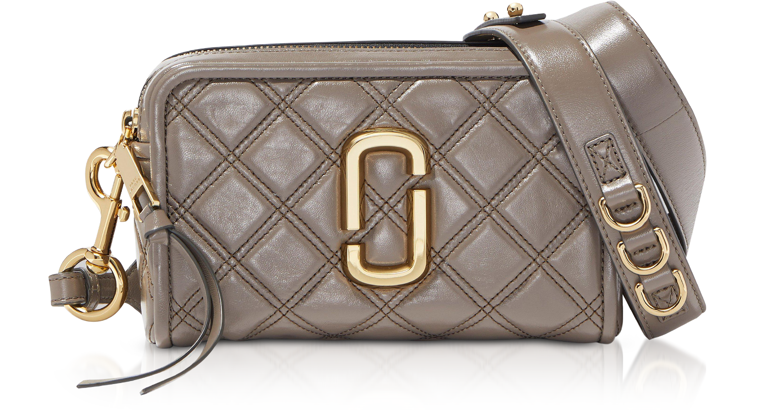 Marc Jacobs Quilted Soft Shot 21 Lambskin Bag & Wallet in Nude 