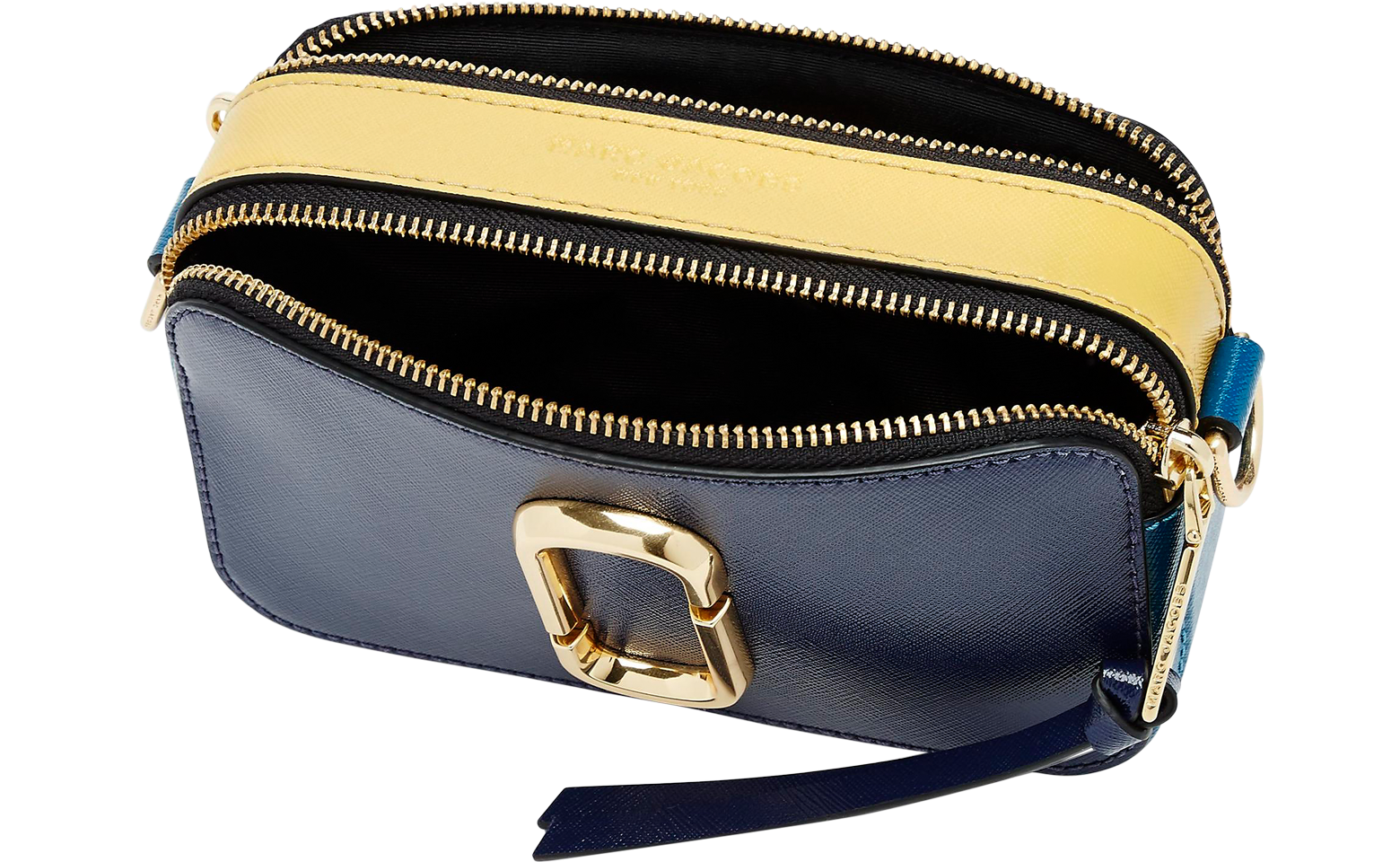 Marc Jacobs Snapshot Bag in Blue Leather ref.443632 - Joli Closet