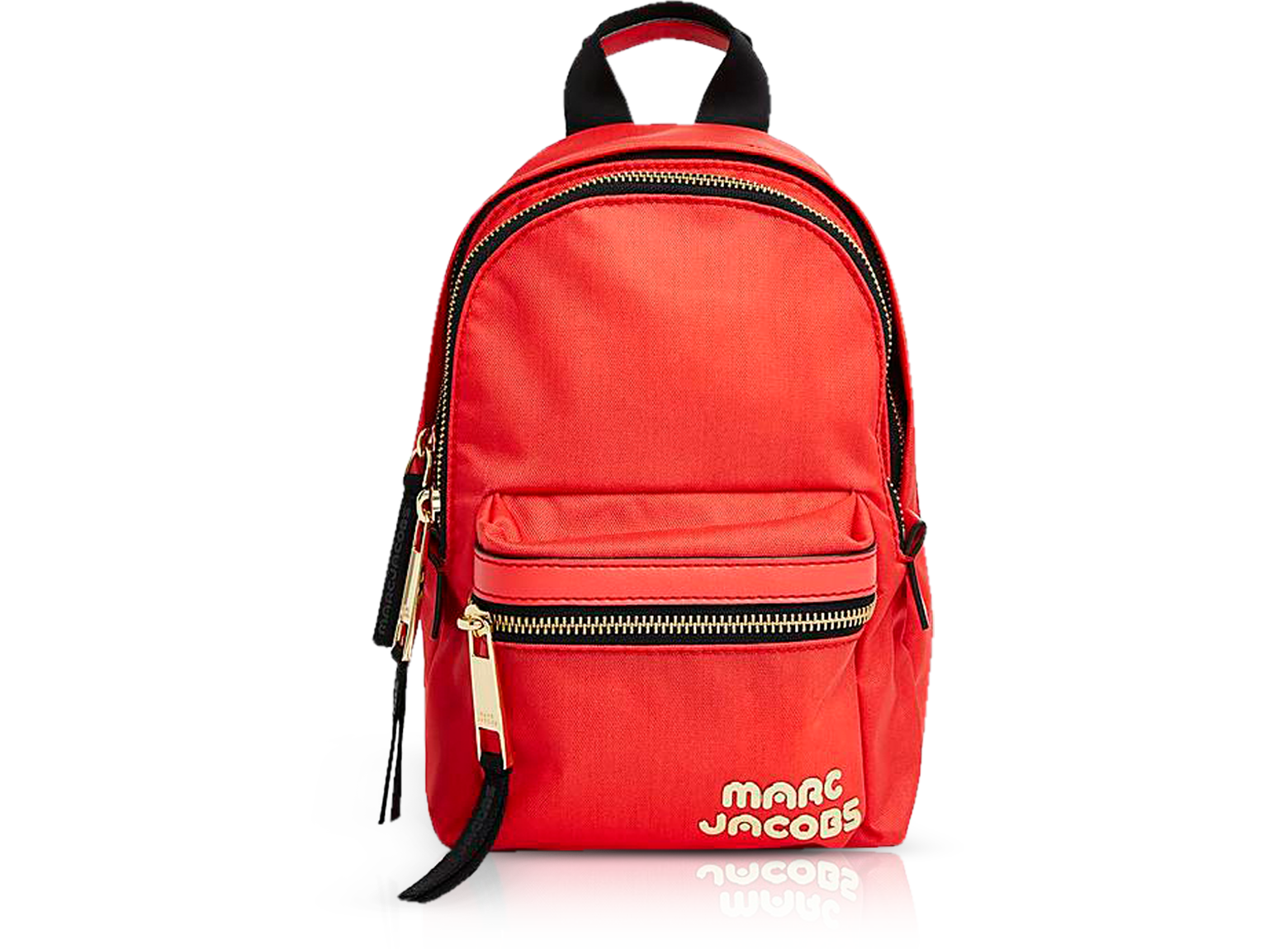 Marc Jacobs Poppy Red Trek Pack Mini Nylon Backpack at FORZIERI