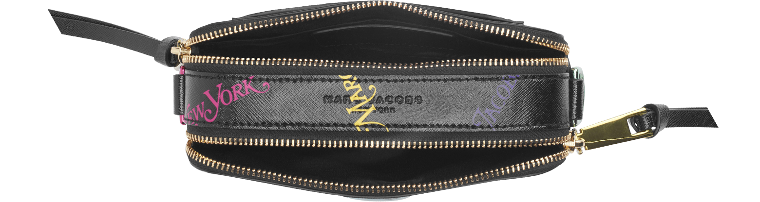 Marc Jacobs Taupe Logo Strap Snapshot Camera Bag at FORZIERI