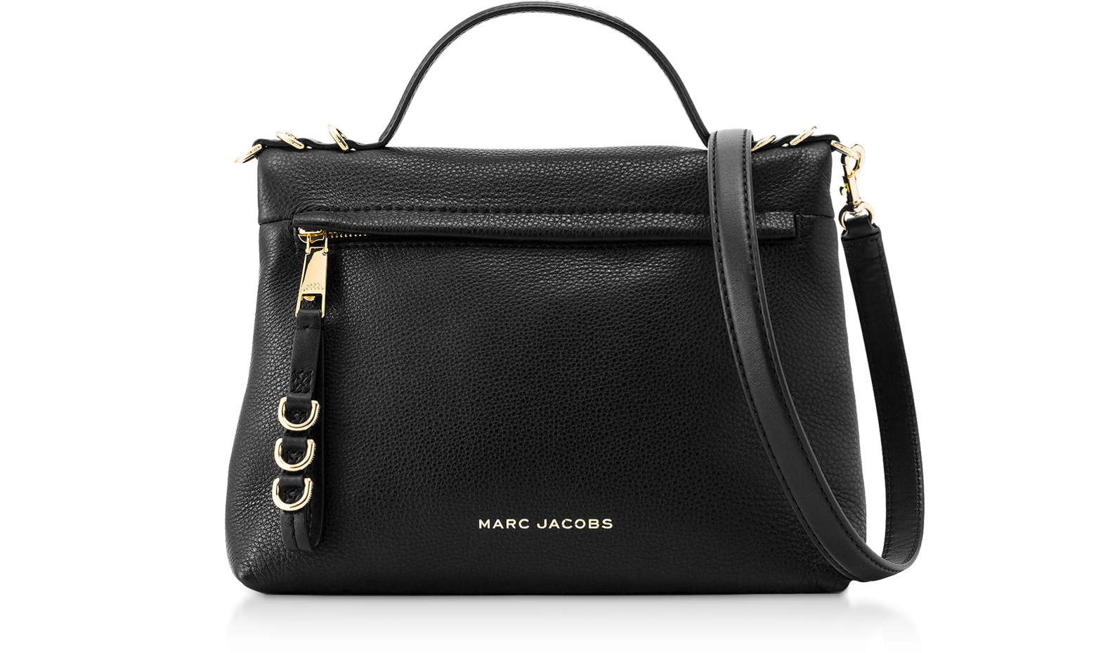 Marc Jacobs The Two Fold Black Satchel at FORZIERI