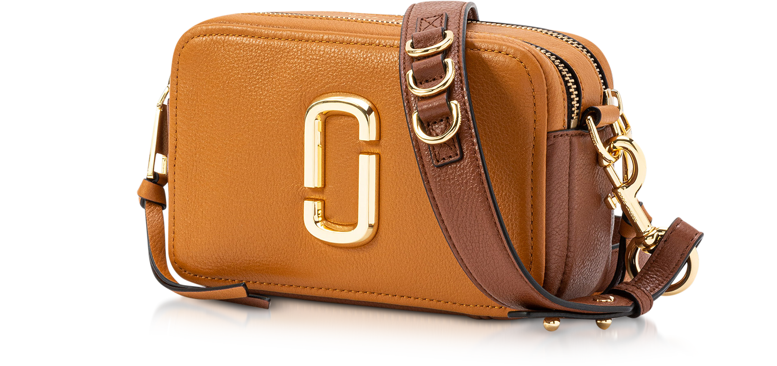 Marc Jacobs Softshot 21 Brown Leather Shoulder Bag