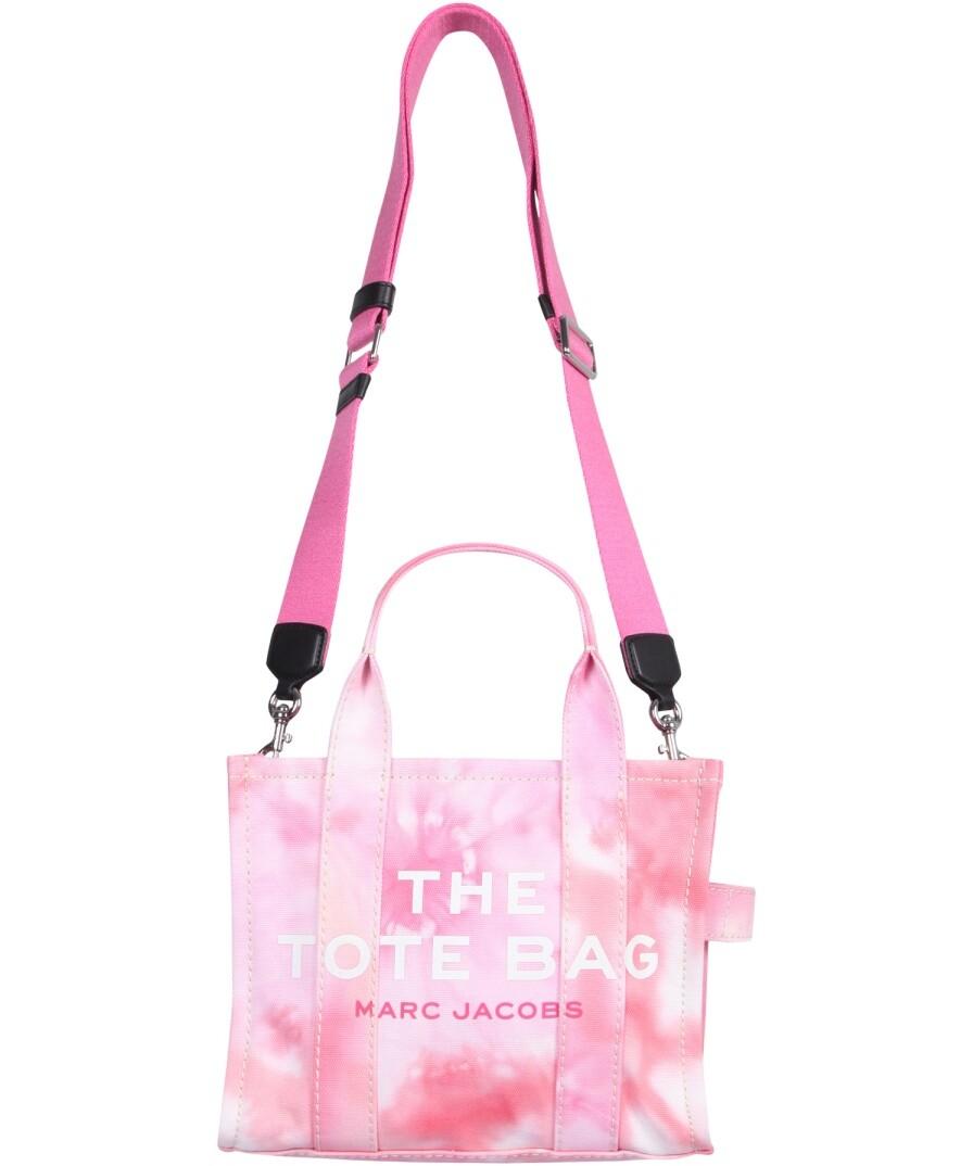 Marc Jacobs The Leather Mini Traveler Tote Bag in Pink