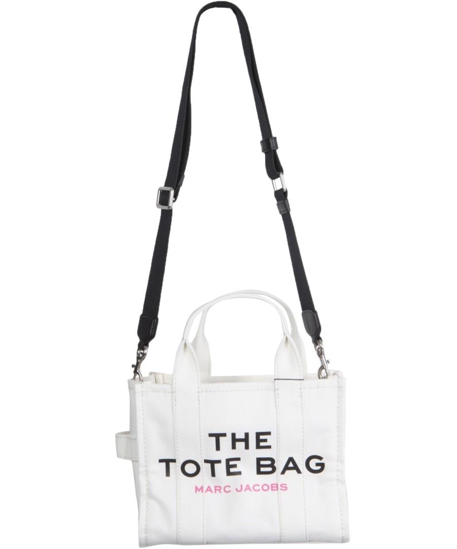 Logo Print Mini Tote Bag with Detachable Strap