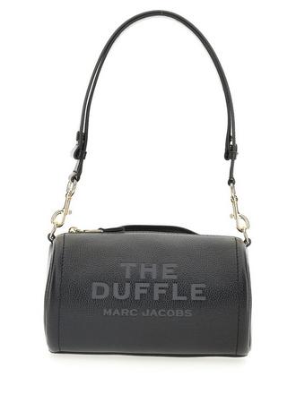 Marc Jacobs Black Leather The Status Round Crossbody Bag at FORZIERI