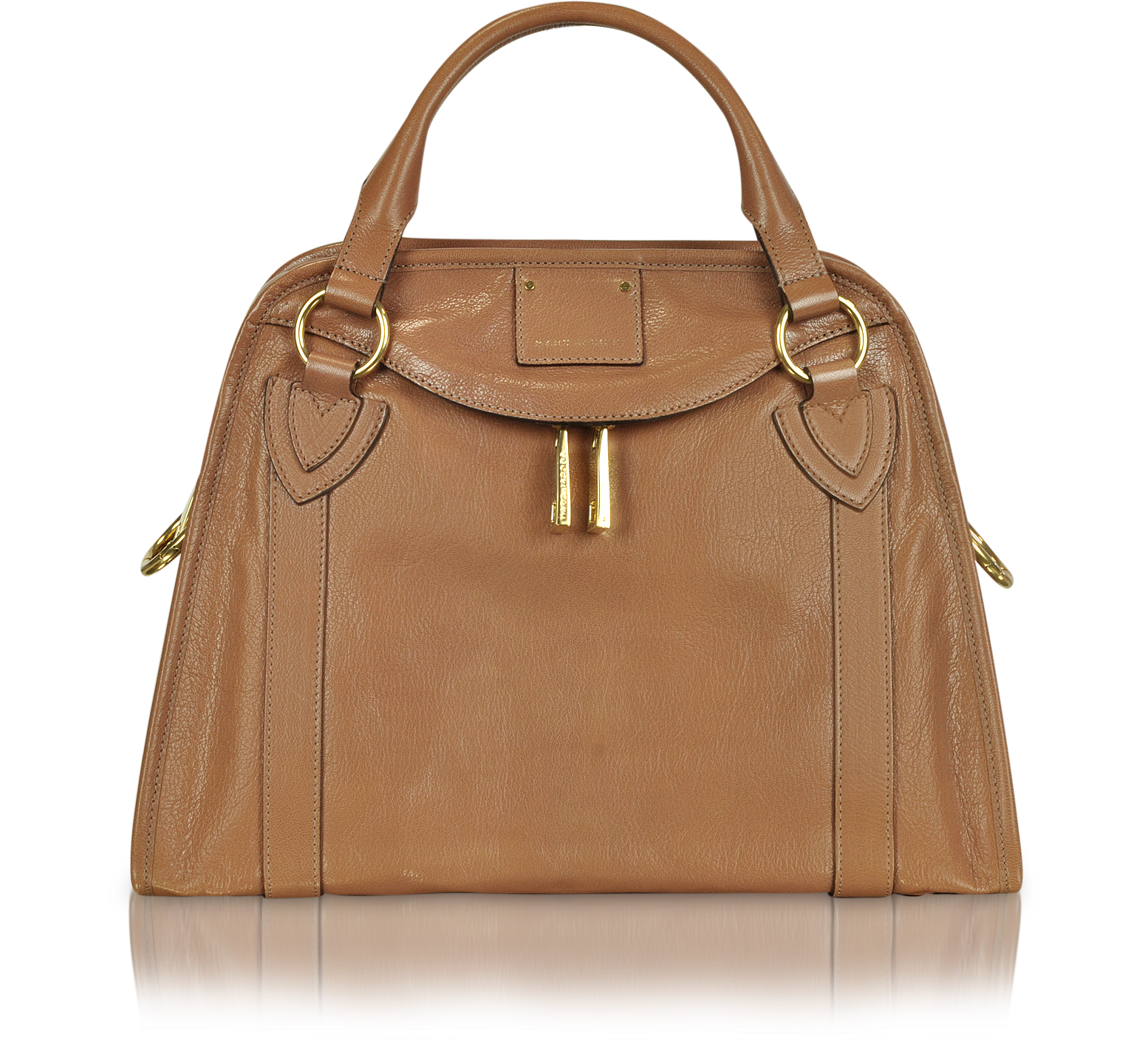 Marc Jacobs The Classic - Brown Leather Satchel Bag at FORZIERI Canada