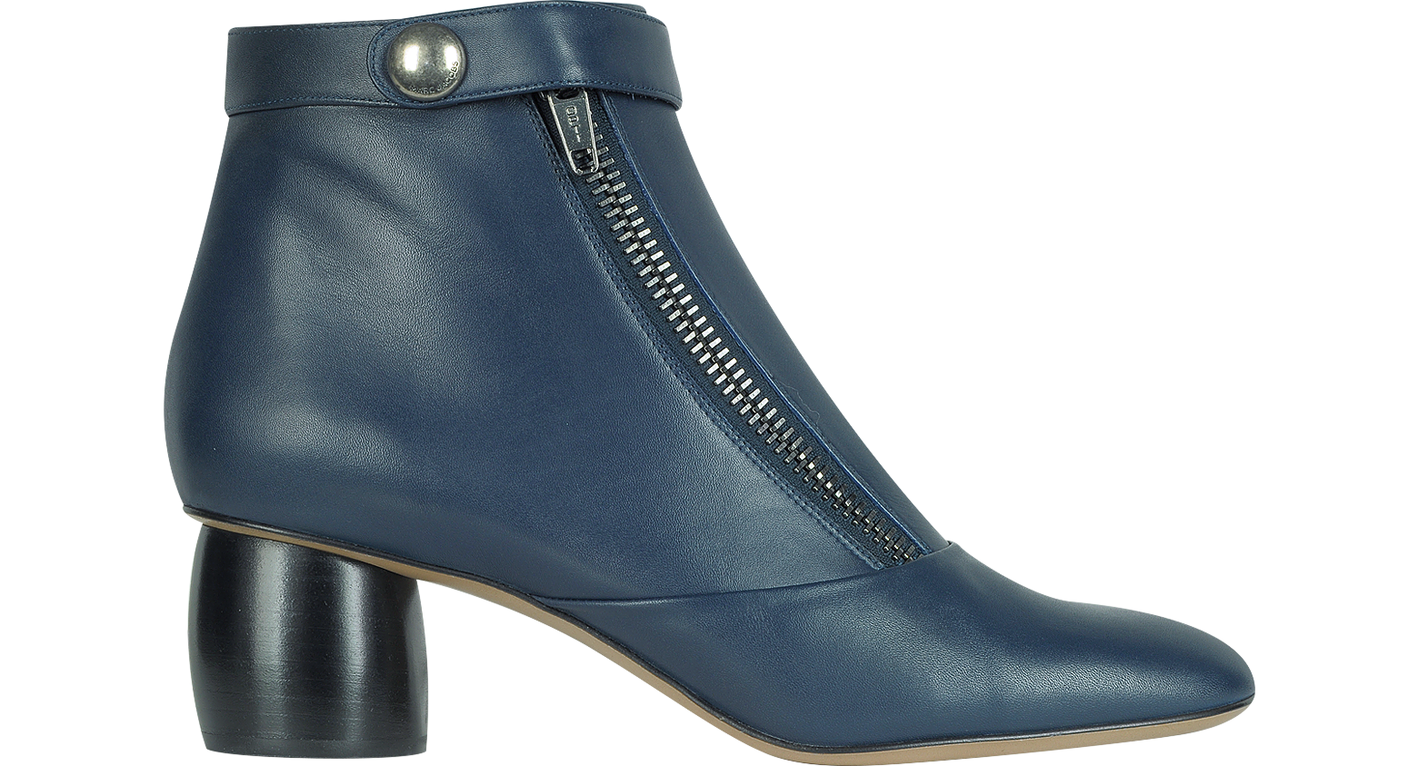 Marc Jacobs Midnight Blue Double-Zip Leather Ankle Boot 36 IT/EU at ...
