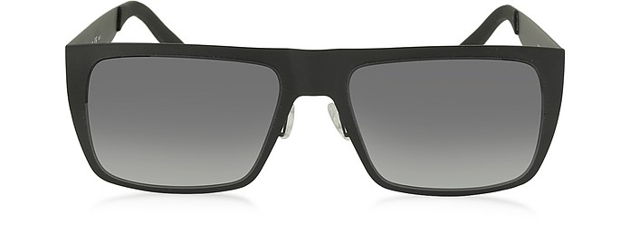 MARC 55/S 003HD Black Acetate Rectangular Men's Sunglasses - Marc Jacobs