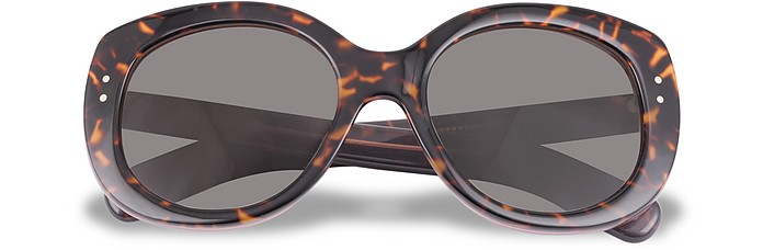 Круглые Солнцезащитные Очки с Оправой в Стиле Винтаж - Marc Jacobs