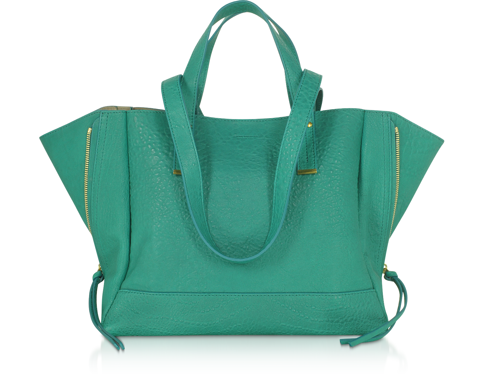 Georges M Lagon Leather Tote Bag