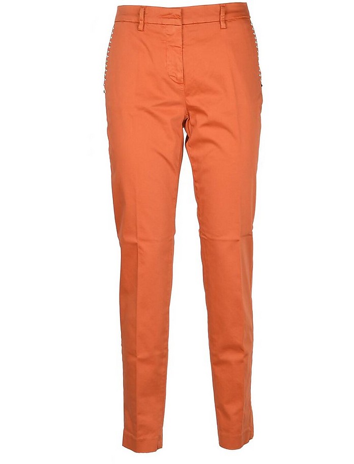 Mason's Women's Orange Pants 40 IT at FORZIERI