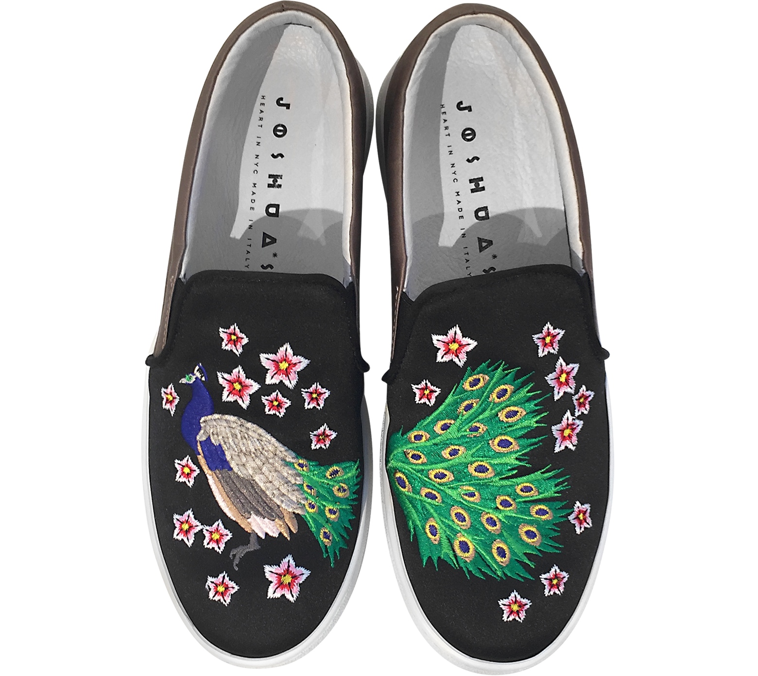 Joshua Sanders Peacock Multicolor Fabric Slip-on Sneaker 35 IT/EU at ...