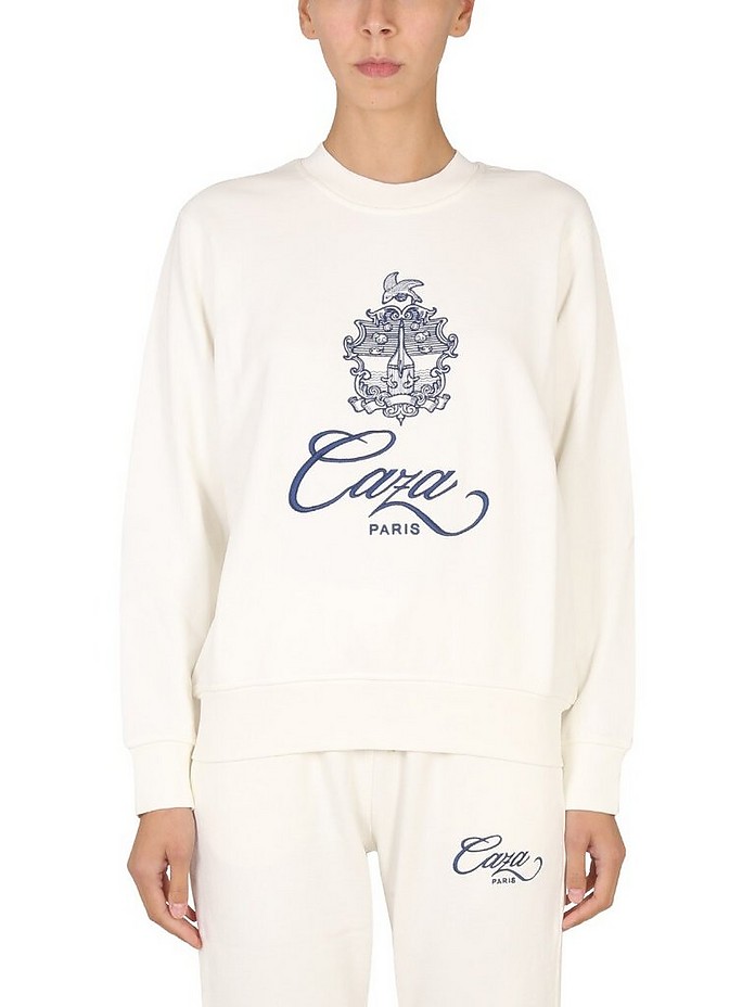 Sweatshirt With "Embleme De Caza" Embroidery - Casablanca