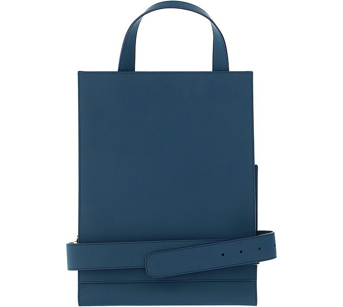 Jacquemus Blue Leather Belt Bag at FORZIERI