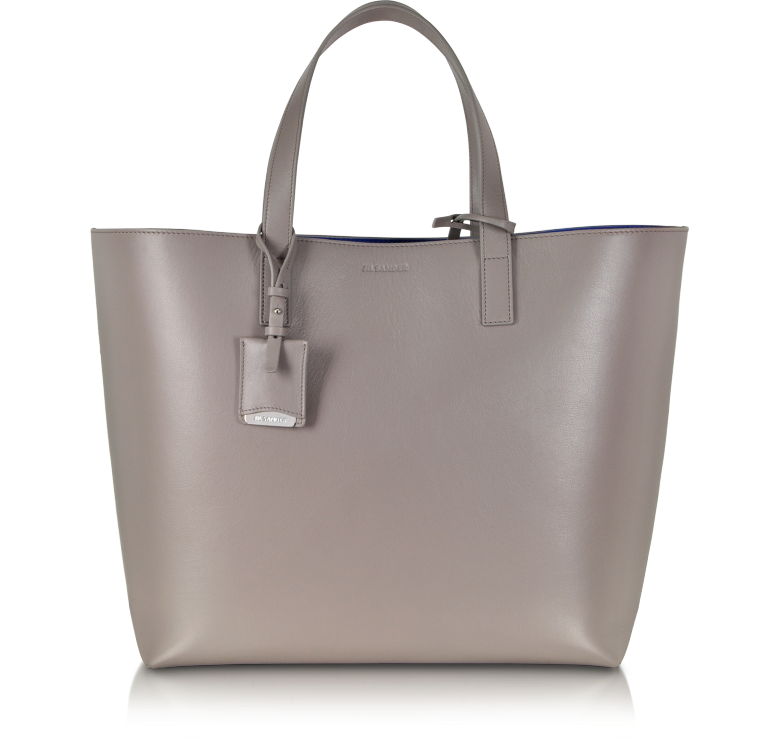 Jil Sander Beige Large Ibiza Leather Tote at FORZIERI
