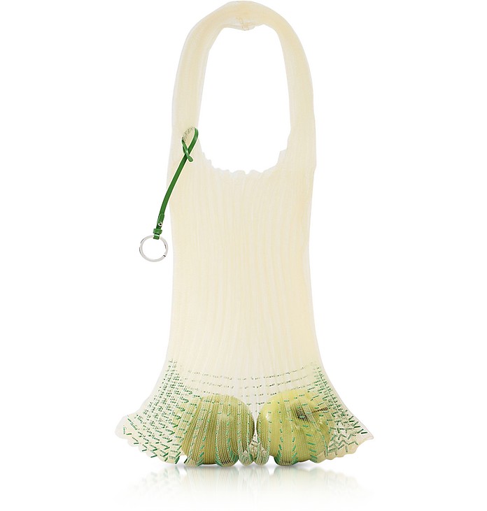 Bright Green Beads Market Shoulder Bag - Jil Sander