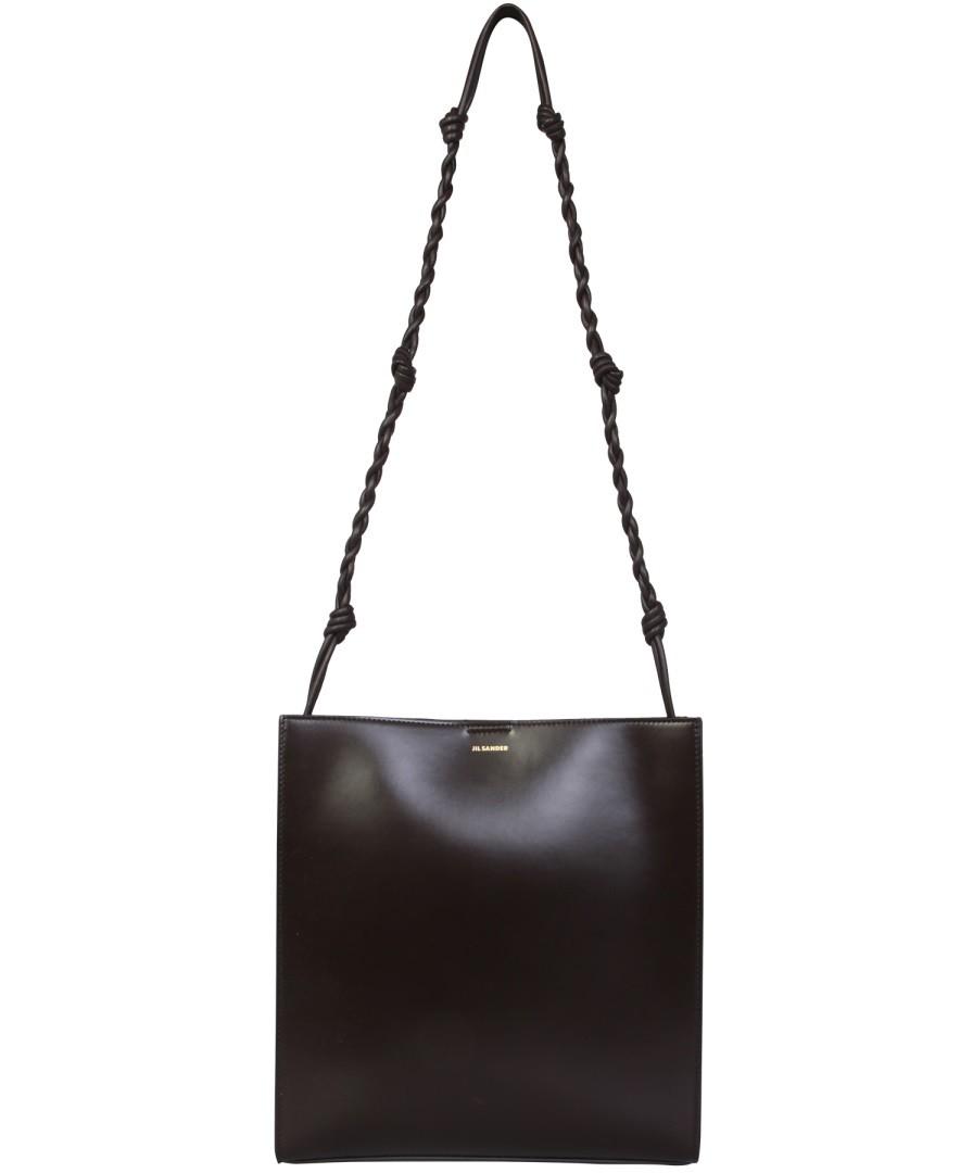 Jil Sander Medium Leather Shoulder Bag - Brown