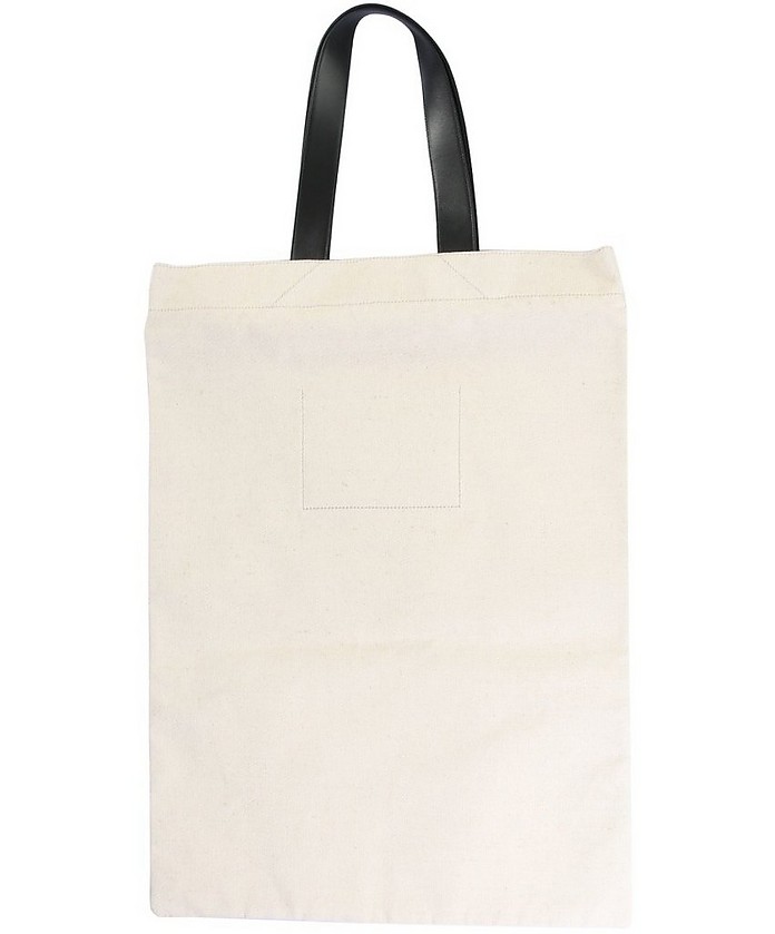 Large Shopper Bag With Logo - Jil Sander