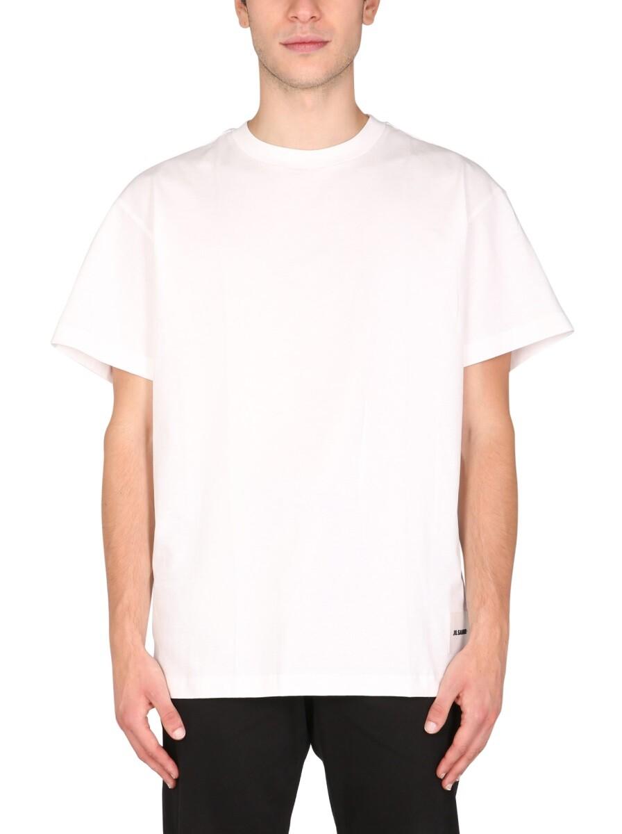 Jil Sander Set Of Three T-Shirts M at FORZIERI