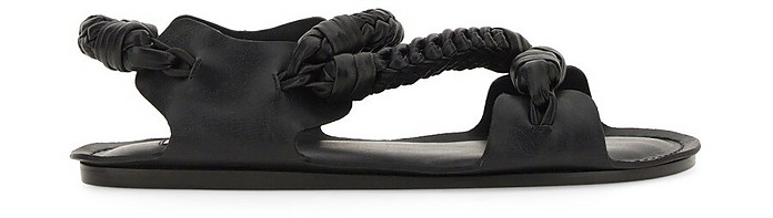 Braided Leather Sandal - Jil Sander