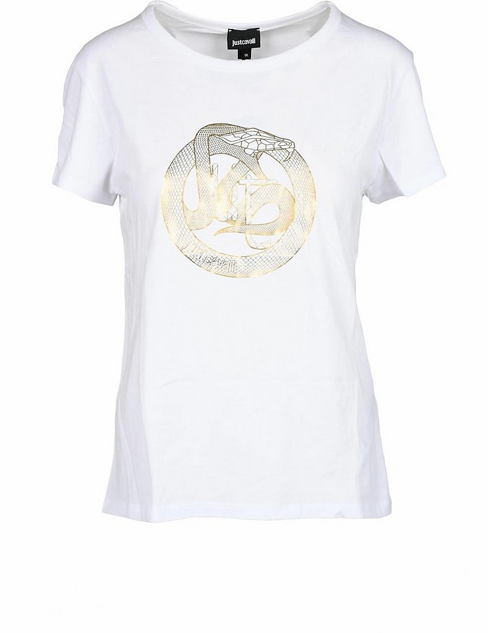 Women's White T-Shirt - Just Cavalli
