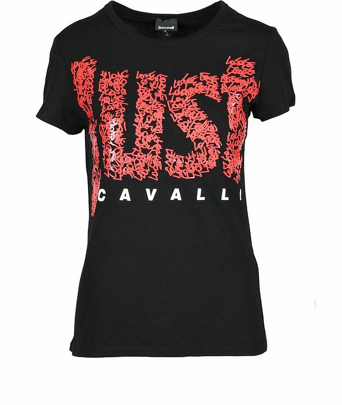 Women's Black T-Shirt - Just Cavalli