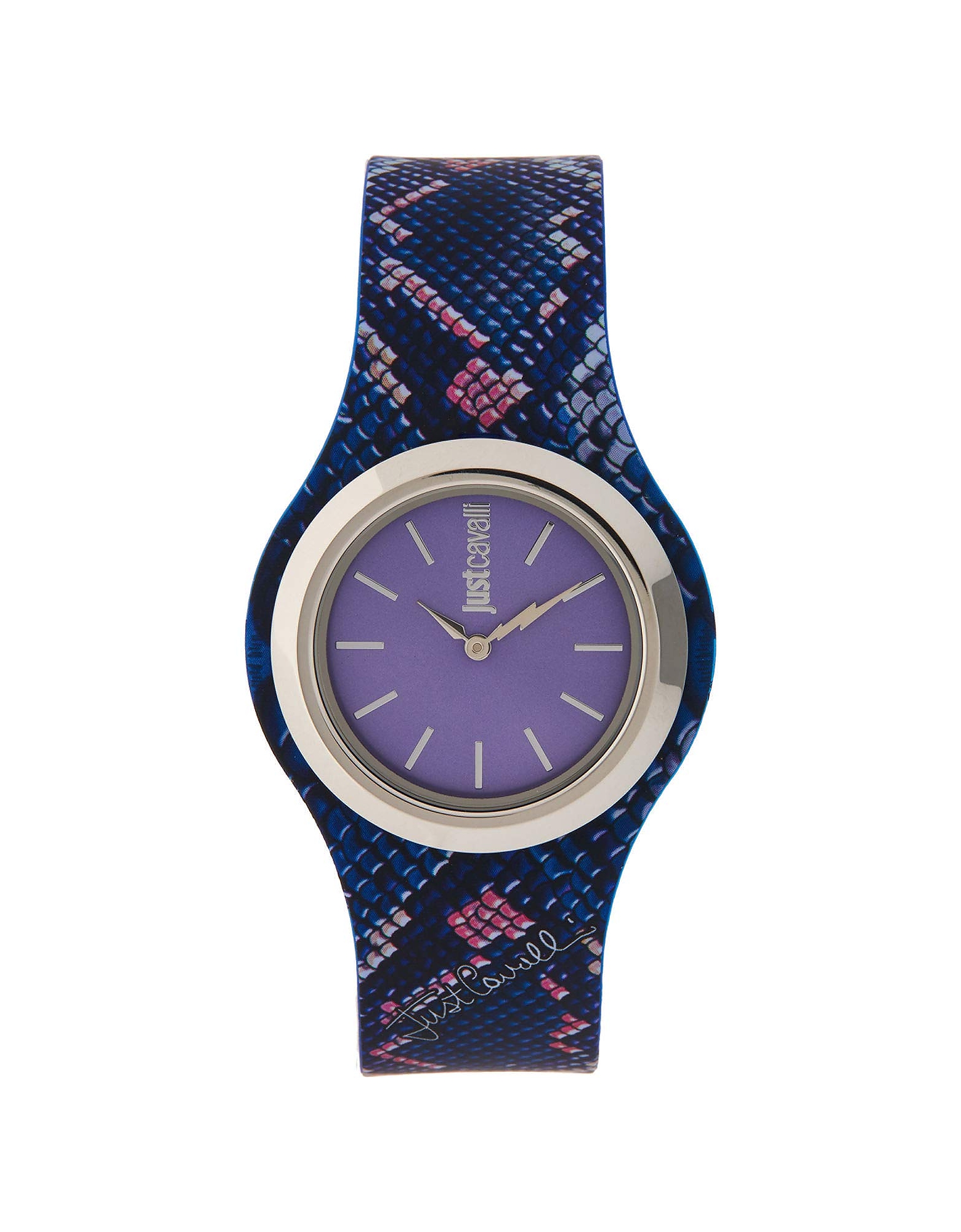 Just Cavalli Designer Women's Watches Women's Quartz Analogue Watch In Violet