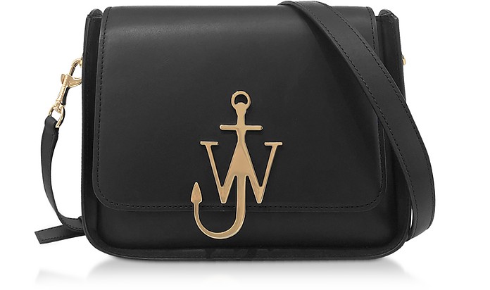 Black Anchor Logo Box Bag - JW Anderson