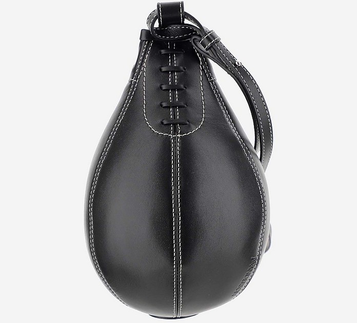 Black Leather The Punch Bag - JW Anderson