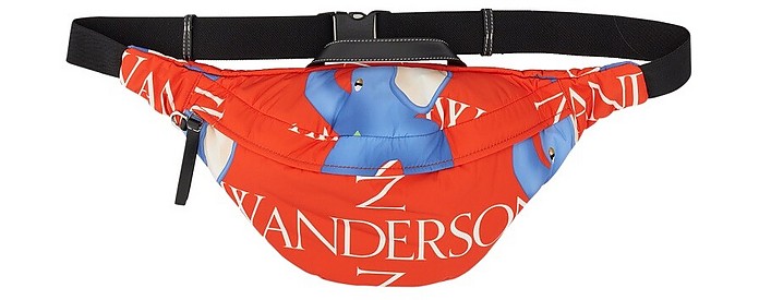 Oversized Pouch With Elephant Motif - JW Anderson