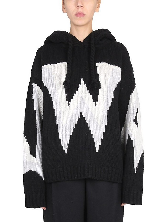 Knit Sweatshirt With Logo - JW Anderson