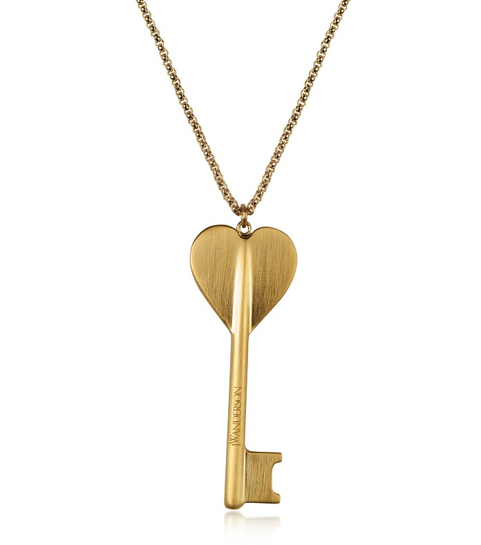 Heart Key Pendant Necklace - JW Anderson