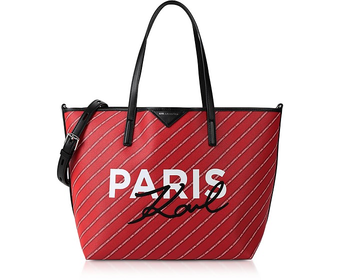 K/CIty Shopper Parigi in Tela - Karl Lagerfeld