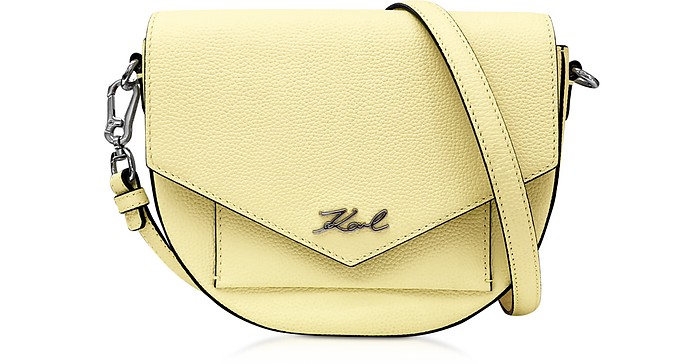 Karl Lagerfeld Yellow Lemon K/Essential Crossbody Bag at FORZIERI