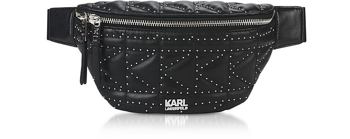 K/Kuilted Studs Belt Bag - Karl Lagerfeld