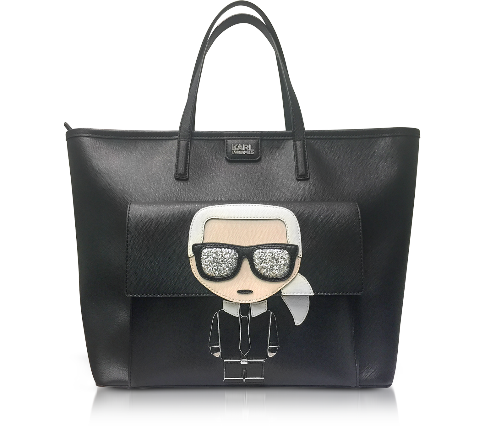Karl Lagerfeld K/Ikonik Face Tote Bag at FORZIERI