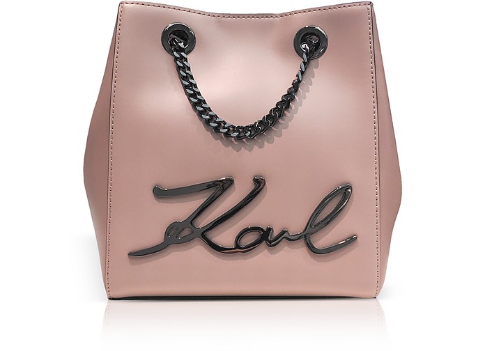 K/Signature Bucket Bag - Karl Lagerfeld