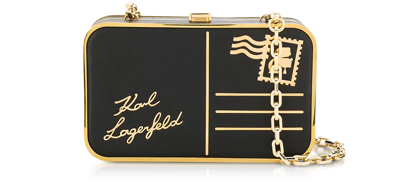 Karl Lagerfeld Postcard Minaudiere Clutch ○ Labellov ○ Buy and