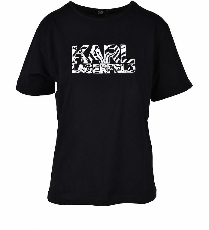 Women's Black T-Shirt - Karl Lagerfeld