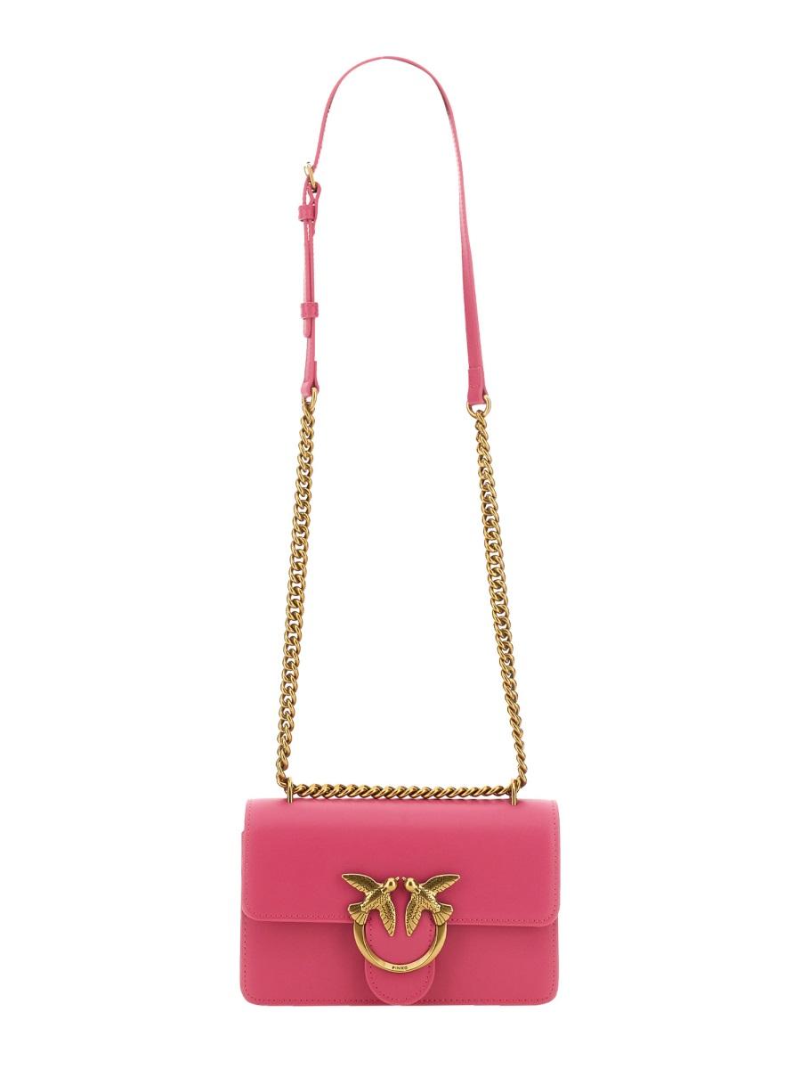 Pinko Designer Handbags Mini Love One Bag In Pink